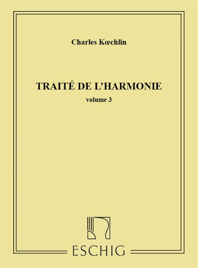 Traite De L'Harmonie - Volume 3